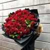 99 red roses bouquet