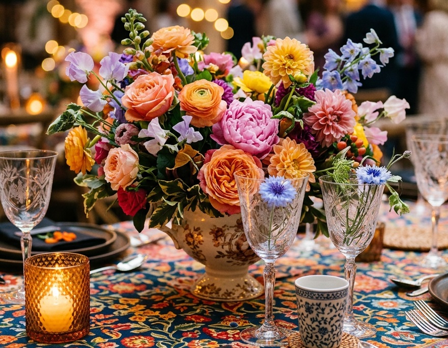 Creative Table Centres & Guest Styling